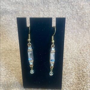 Elegant Gold and Silver Earrings